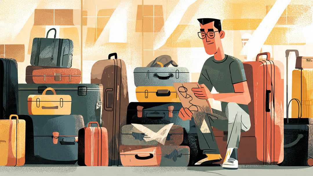 bags packed for travelling