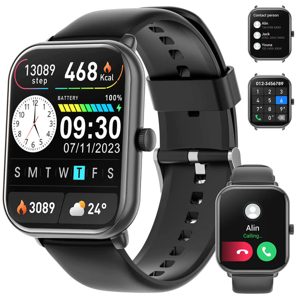 Bluetooth Smart Watch 1.96" for Men iOS/Android