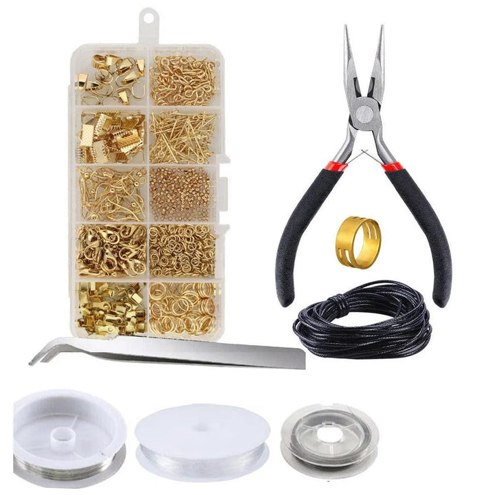 10 Grid Jewelry Accessories Combination Set | DIY Jewelry Material Pack - themiraclebrands.com