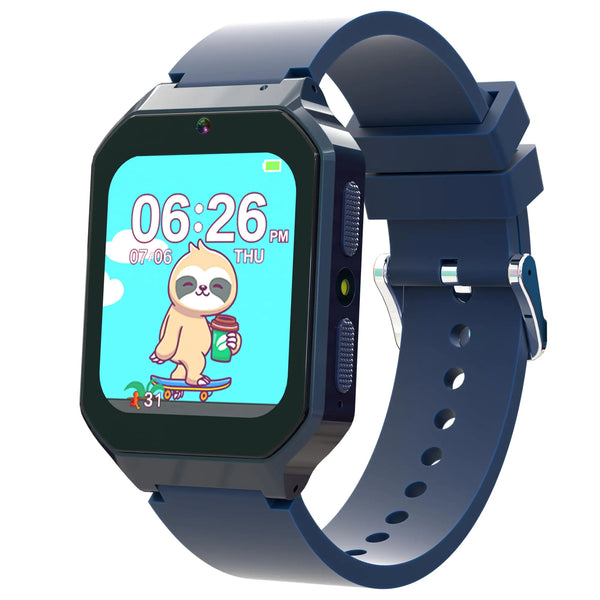 Spodus Kids Smart Watch with 26 Games & Pedometer (Blue)