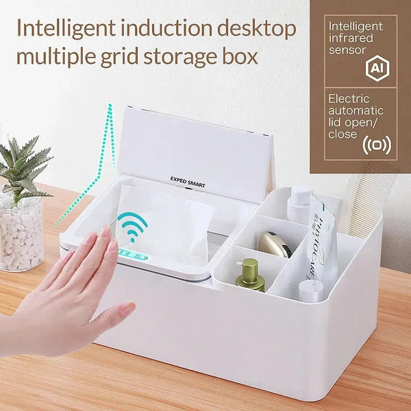 Inductive Electric Desktop Storage Box