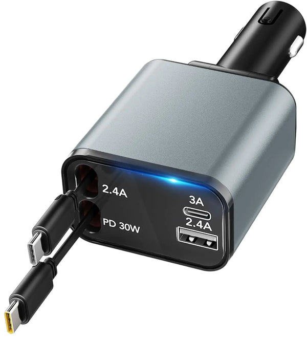 SleekCharge Multi-Device Car Adapter