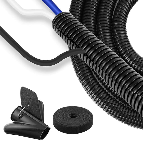 Flexible Split Wire Loom 10ft - Easy Install Cable Protector
