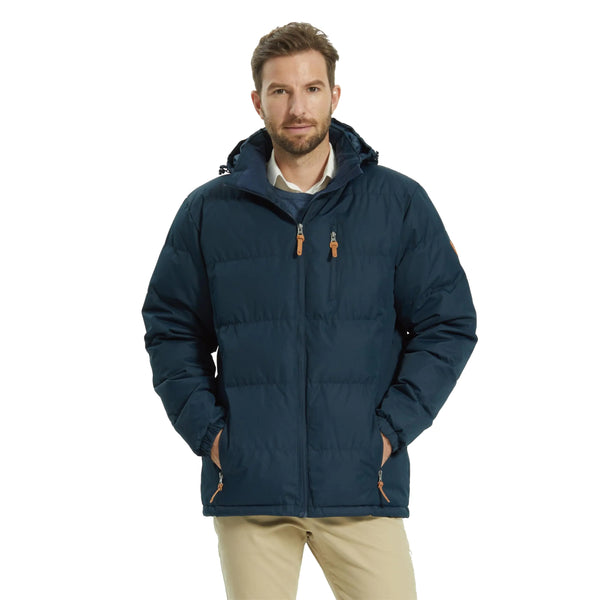 ALPHA CAMP Men's Insulated Puffer Jacket