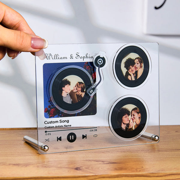 Custom NFC Vinyl Record Plaque