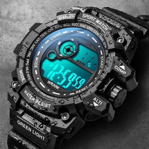 Student Sports Digital Watch Boys Waterproof