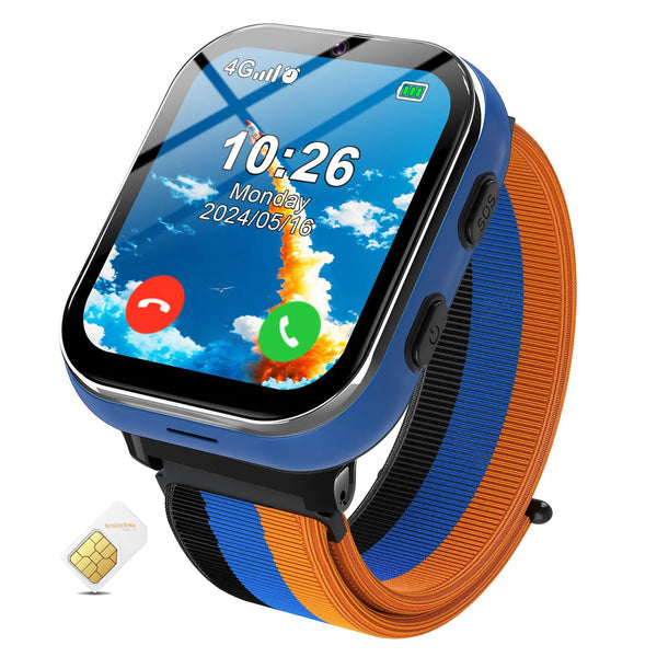 AYATAHA 4G Children's Smartwatch with Touch Screen and SOS