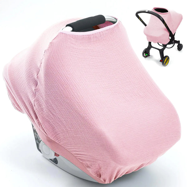 Muslin 3-in-1 Baby Car Seat Cover