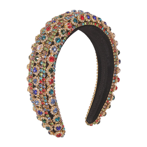 Luxury ZA Rhinestone Padded Hairbands