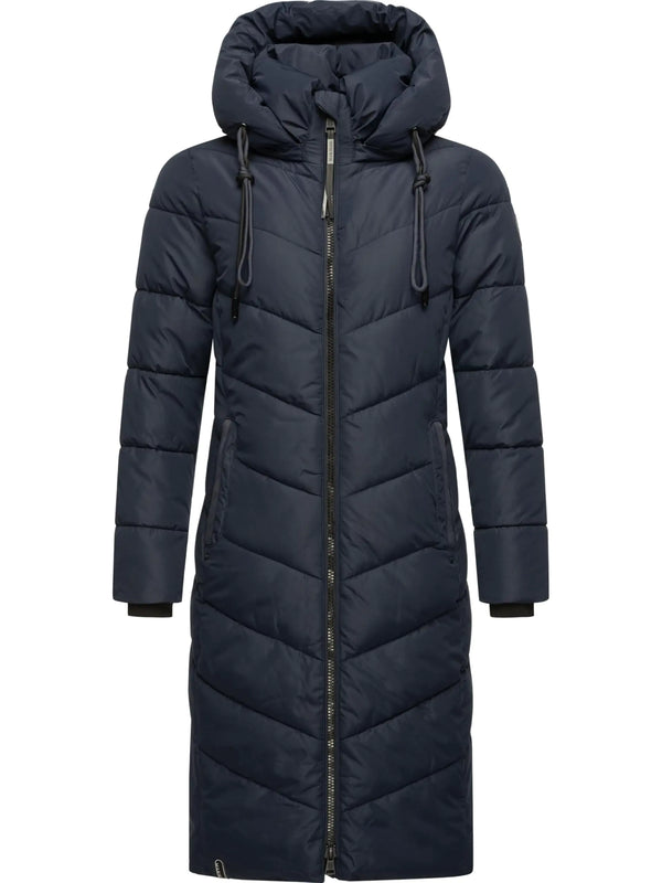 Marikoo Womens Navy Puffer Jacket