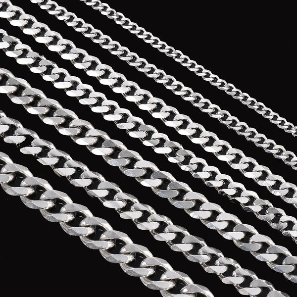 Men's & Women's Stainless Steel Cuban Link Chain Necklace | 3.6mm-9mm