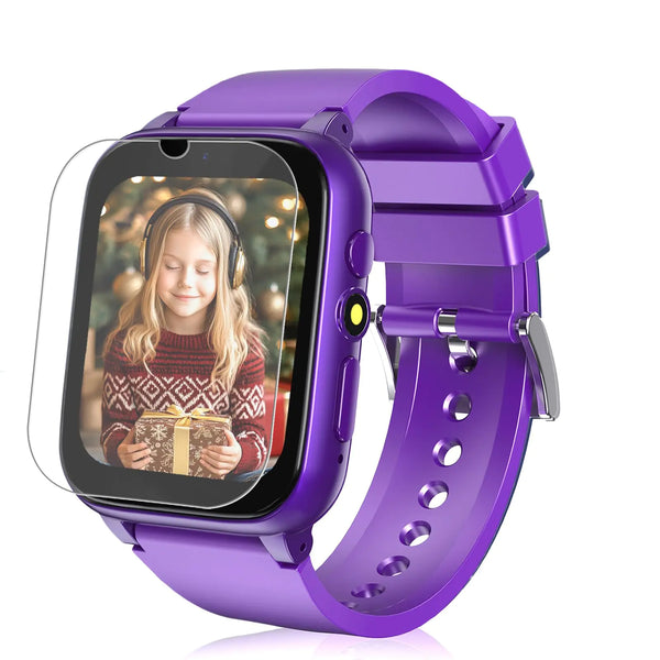 PuzzlePlay 1.69 Kids Smartwatch with Camera - Purple