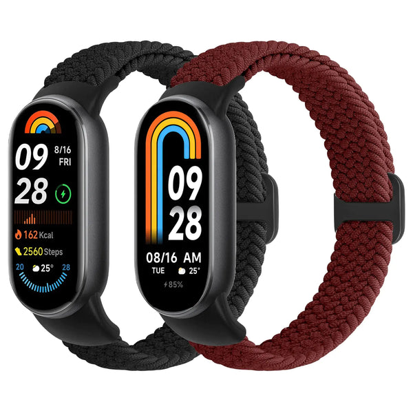 FlexWeave Adjustable Straps for Xiaomi Smart Band 8/9