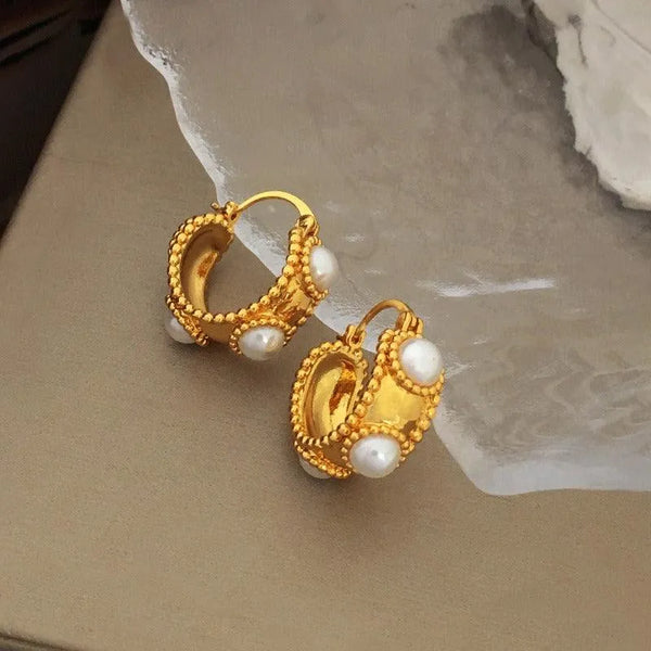 Ancient Palace Style Wide Face Ear Buckles - themiraclebrands.com