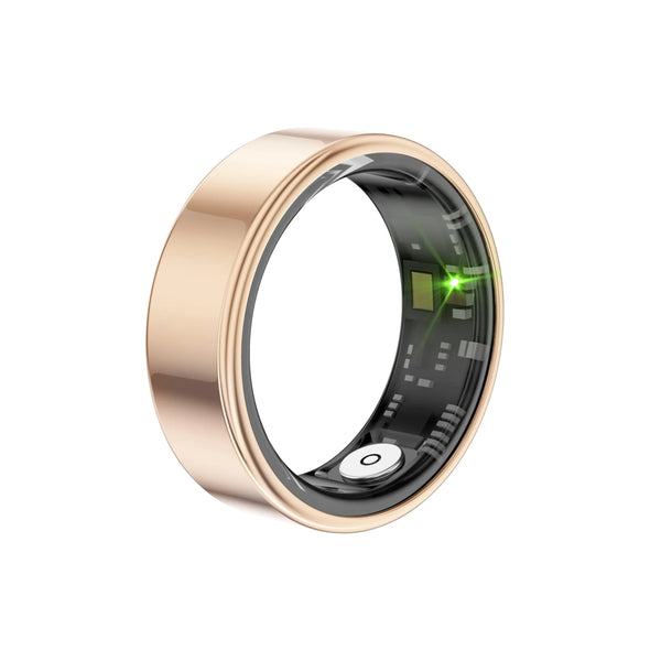 Gold Health Smart Ring Seamless Fitness & Heart Tracker