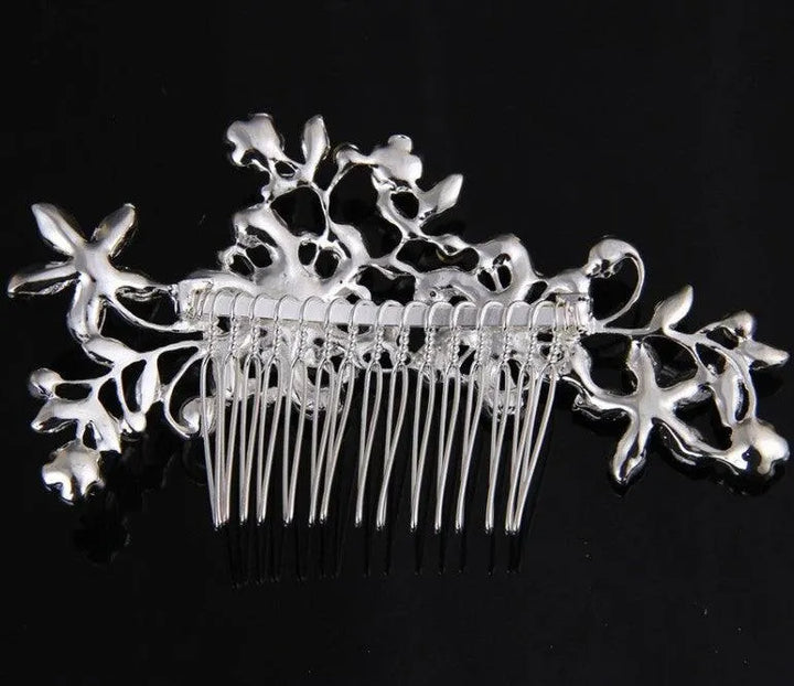 Bridal Rhinestone & Pearl Hair Comb | Wedding Dress Accessories - themiraclebrands.com