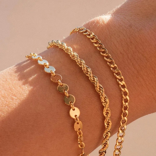 Classic Snake Chain Bracelet for Women - themiraclebrands.store