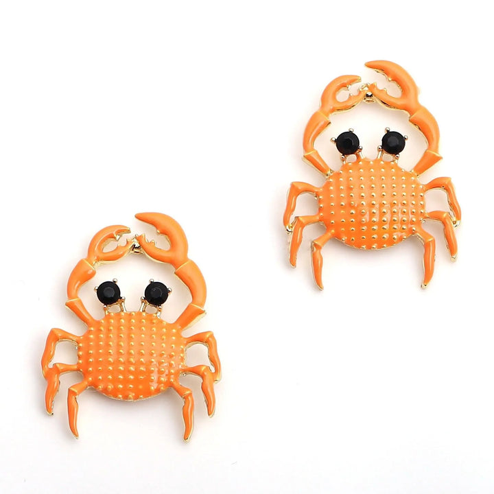 Colorful Crab Alloy Earrings - themiraclebrands.store