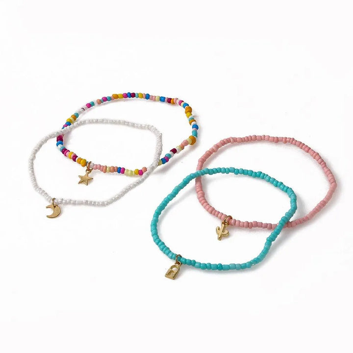 Colorful Rice Ball Feet Chain - Electroplated Alloy Foot Jewelry - themiraclebrands.com
