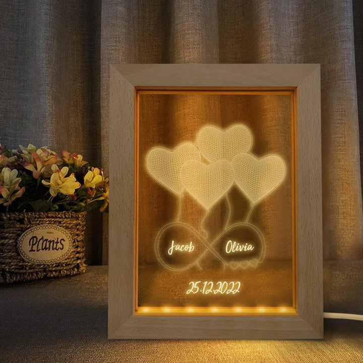 Custom Infinity Night Light Personalized Name Lamp - themiraclebrands.com