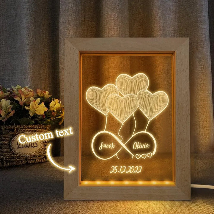 Custom Infinity Night Light Personalized Name Lamp - themiraclebrands.com