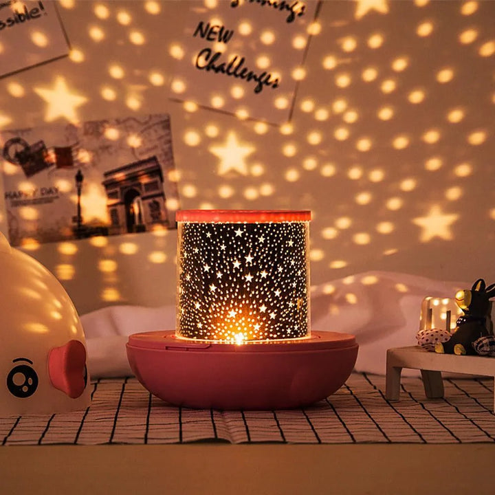 Custom Lucky Fish LED Rotating Star Projection Night Light - themiraclebrands.com