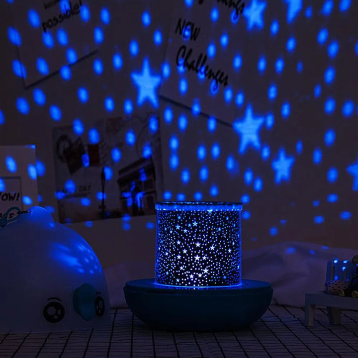 Custom Lucky Fish LED Rotating Star Projection Night Light - themiraclebrands.com