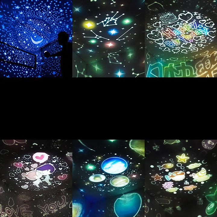 Custom Lucky Fish LED Rotating Star Projection Night Light - themiraclebrands.com