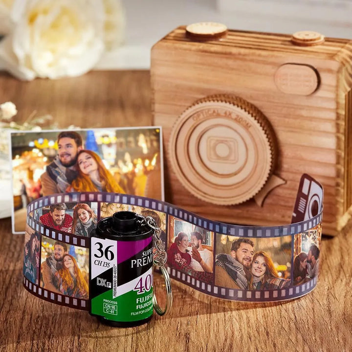 Custom Multiphoto Film Roll Keychain - themiraclebrands.com