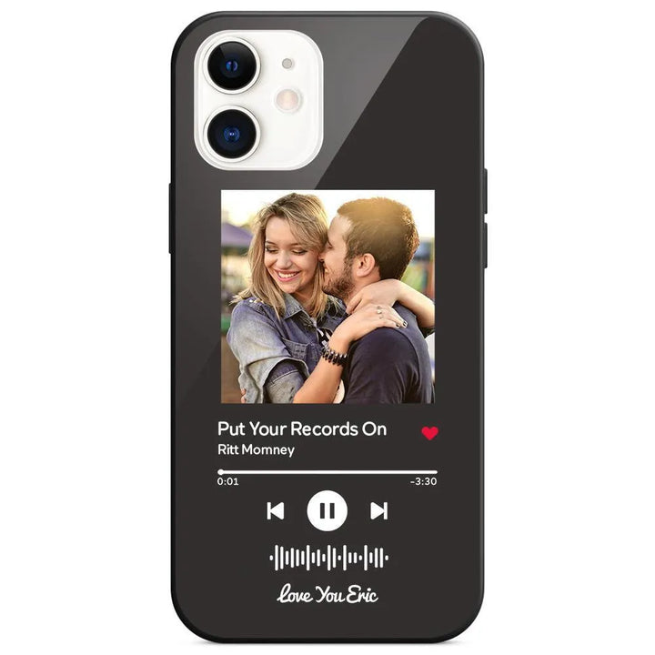 Custom Music Code Glass iPhone Case - themiraclebrands.com