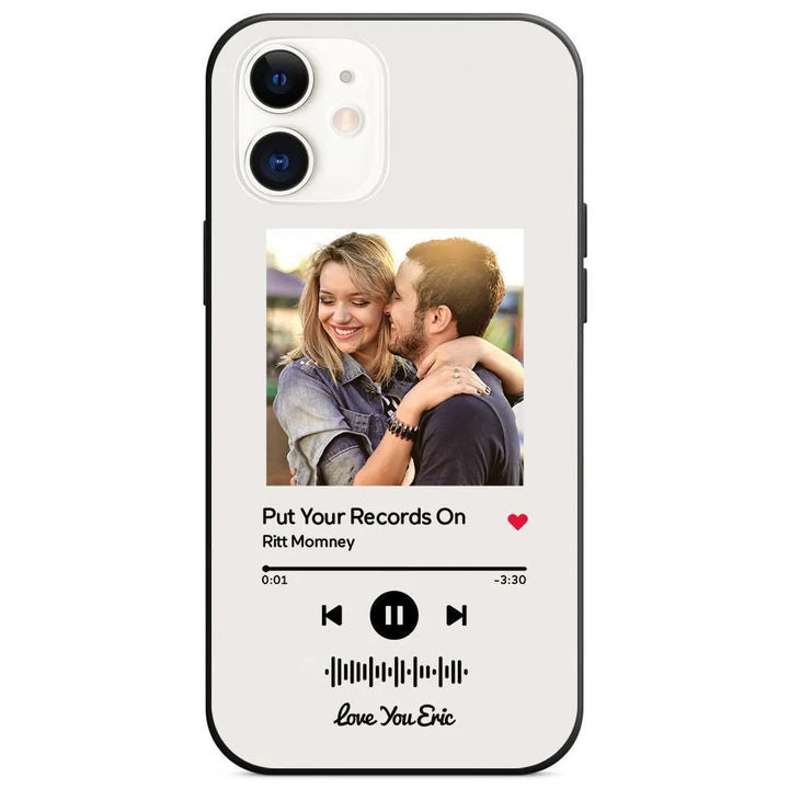 Custom Music Code Glass iPhone Case - themiraclebrands.com