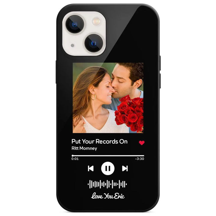 Custom Music Code Glass iPhone Case - themiraclebrands.com