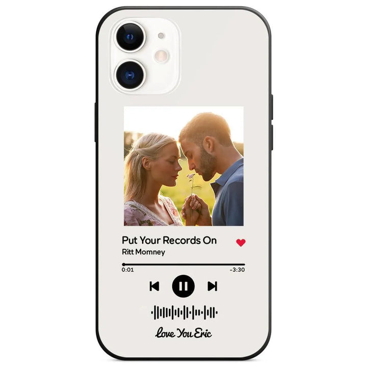 Custom Music Code Glass iPhone Case - themiraclebrands.com