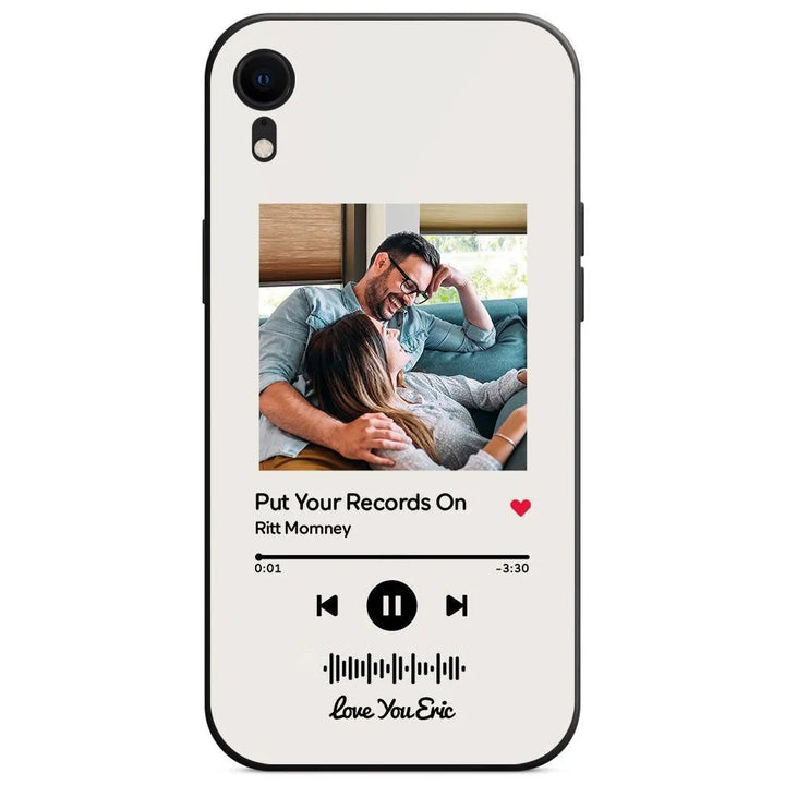 Custom Music Code Glass iPhone Case - themiraclebrands.com