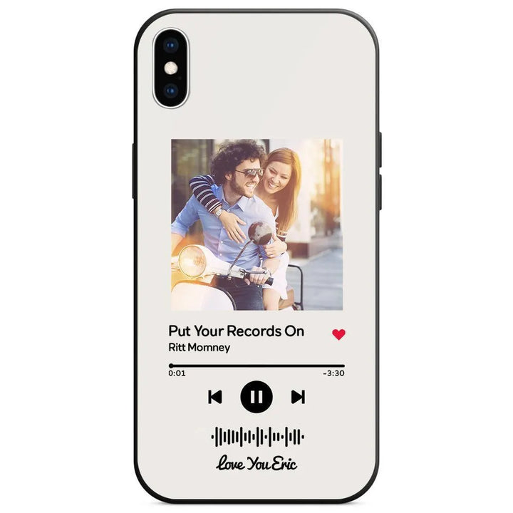 Custom Music Code Glass iPhone Case - themiraclebrands.com