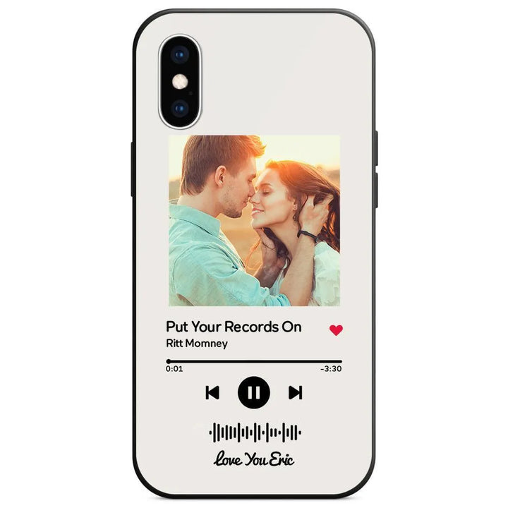 Custom Music Code Glass iPhone Case - themiraclebrands.com