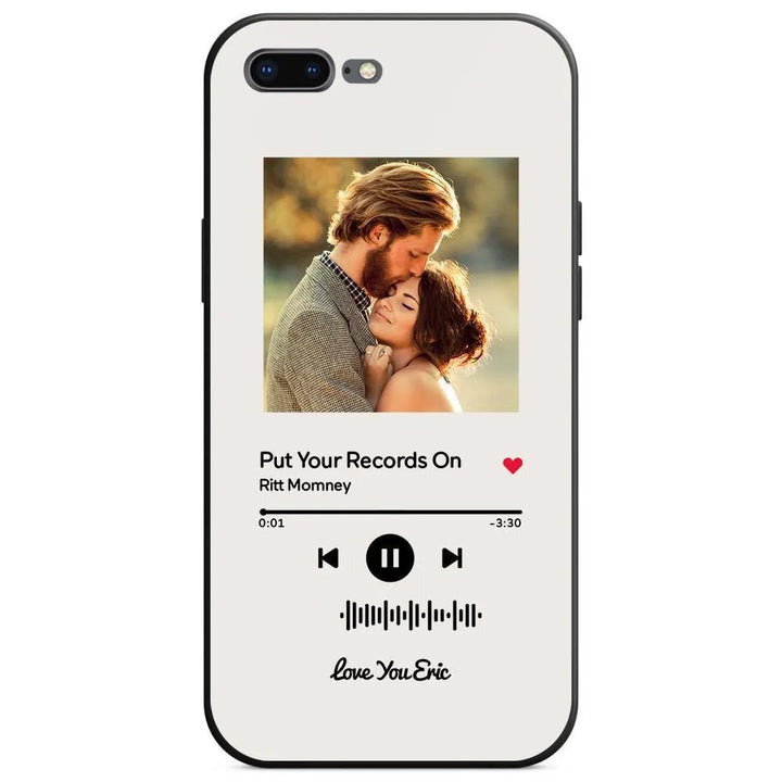 Custom Music Code Glass iPhone Case - themiraclebrands.com