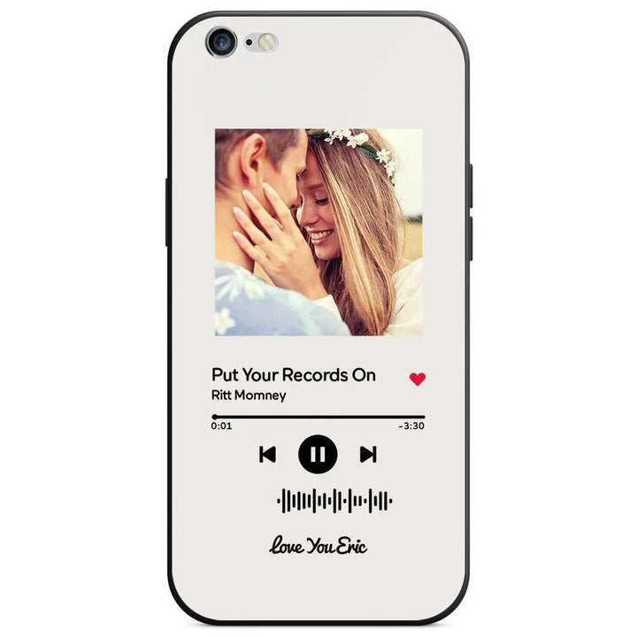 Custom Music Code Glass iPhone Case - themiraclebrands.com