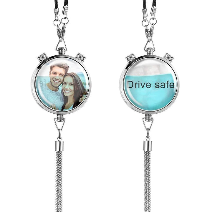 Custom Photo Air Freshener Pendant Personalized Car Gift with Picture & Text - themiraclebrands.com