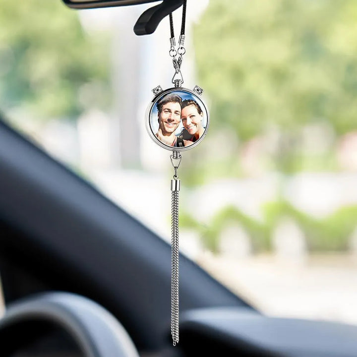 Custom Photo Air Freshener Pendant Personalized Car Gift with Picture & Text - themiraclebrands.com