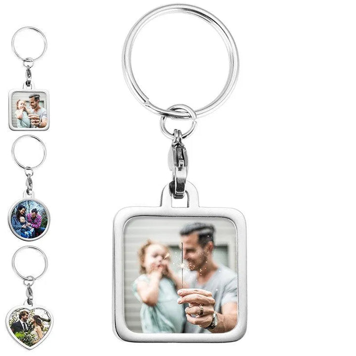 Custom Stainless Steel Photo Keychain | DIY Accessory - themiraclebrands.com