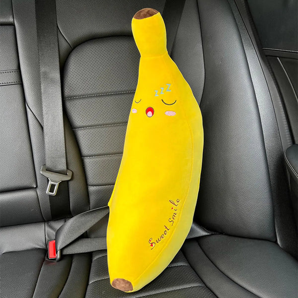 Yellow Rabbit Car Neck Pillow & Seatbelt Pad