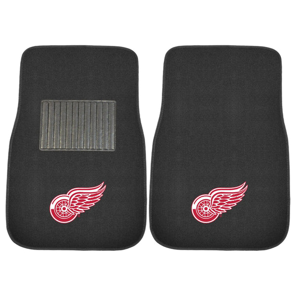FANMATS Detroit Red Wings Embroidered Car Mat Set