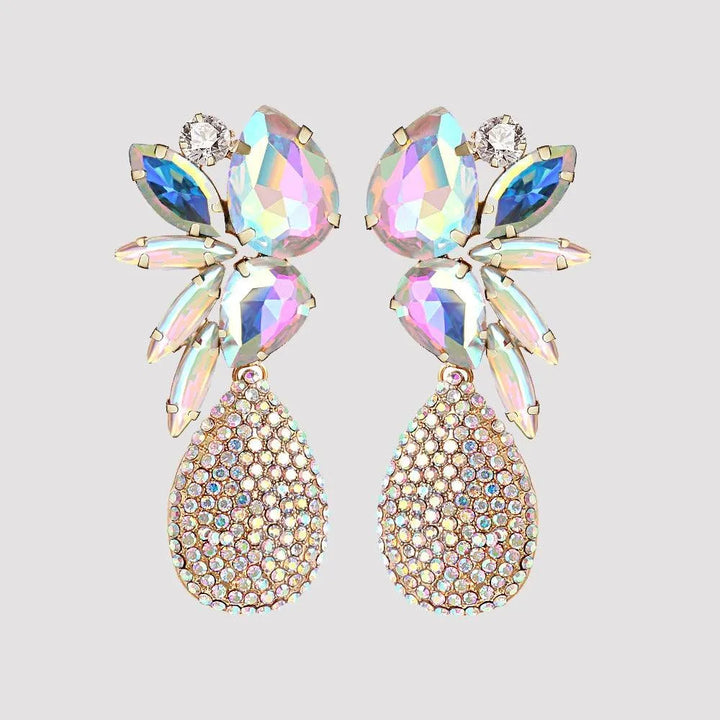 Diamond Droplets Earrings - Elegant and Trendy Accessories - themiraclebrands.com