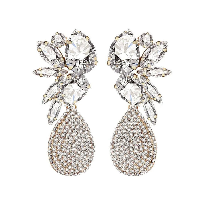 Diamond Droplets Earrings - Elegant and Trendy Accessories - themiraclebrands.com