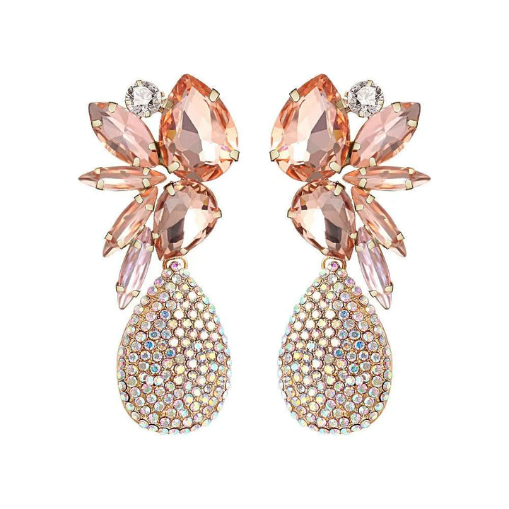 Diamond Droplets Earrings - Elegant and Trendy Accessories - themiraclebrands.com