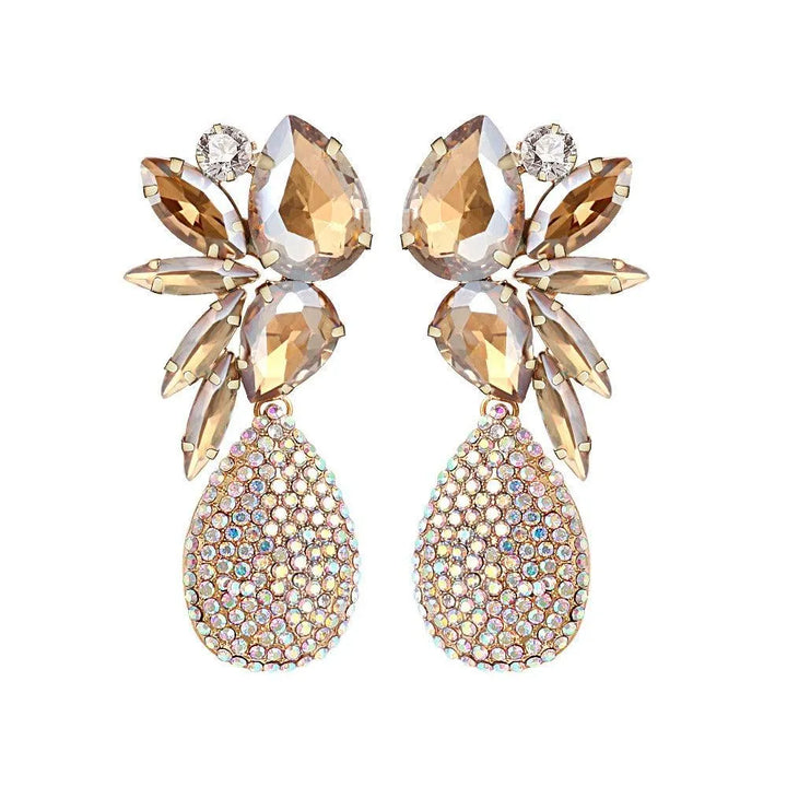 Diamond Droplets Earrings - Elegant and Trendy Accessories - themiraclebrands.com