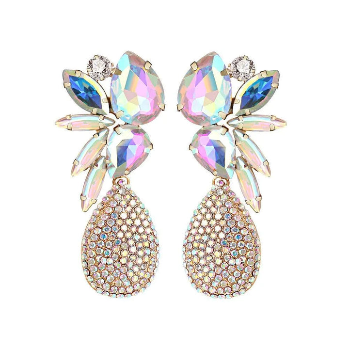 Diamond Droplets Earrings - Elegant and Trendy Accessories - themiraclebrands.com