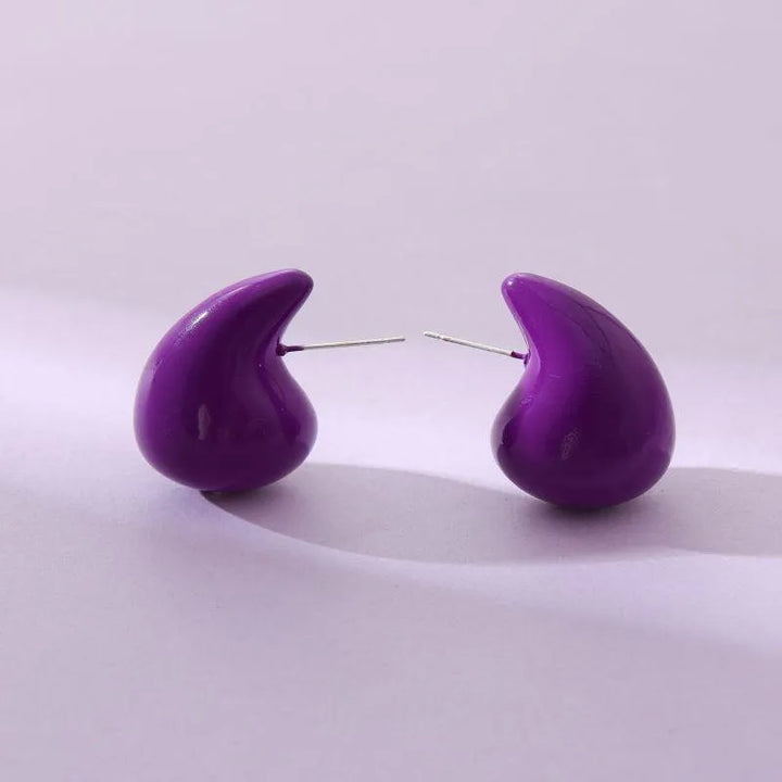 Diamond studded colorful elegant women's earrings - themiraclebrands.com