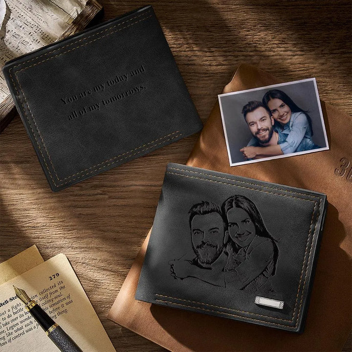 Engraved Memorial Photo Frame for Men - themiraclebrands.com